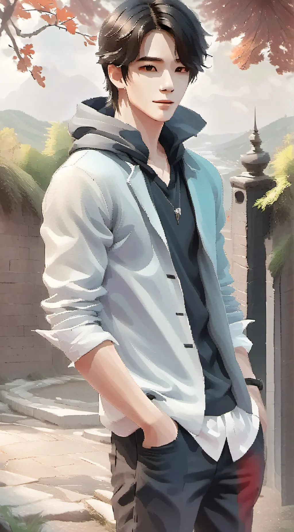 ai character: lianne  background