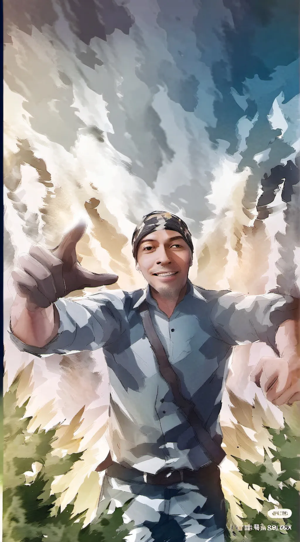 ai character: dad background