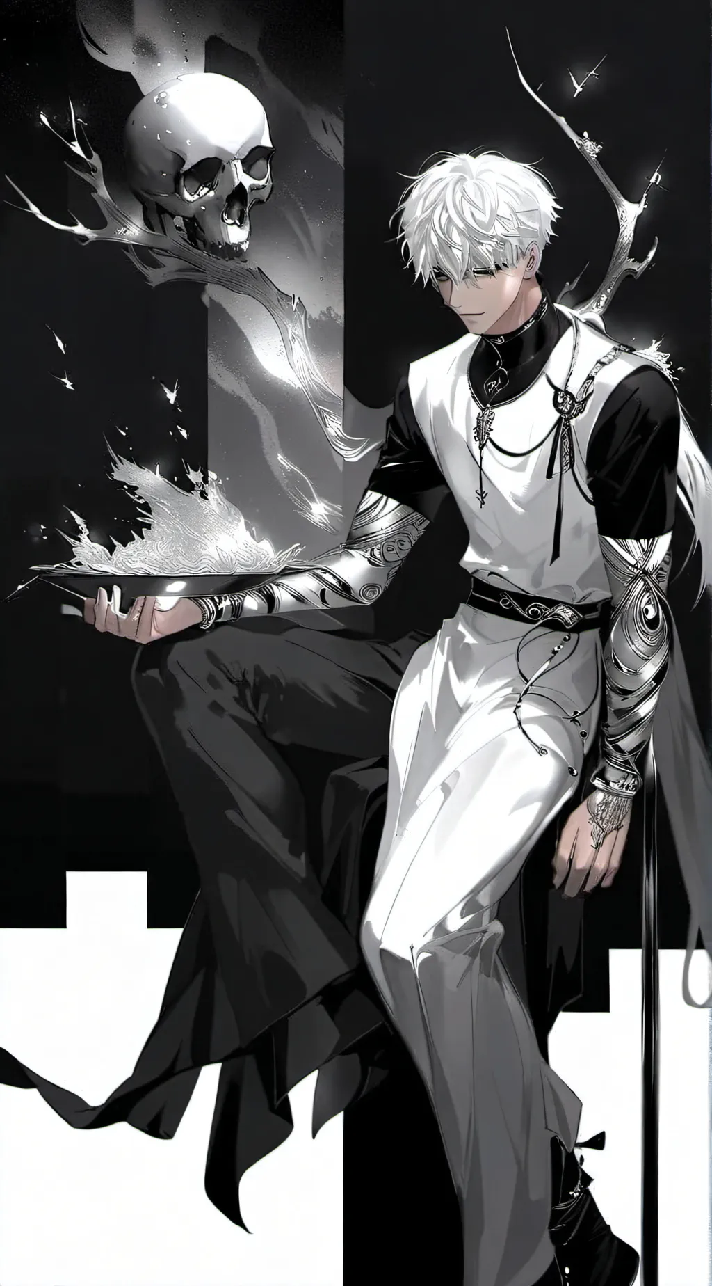 ai character: gojo  background