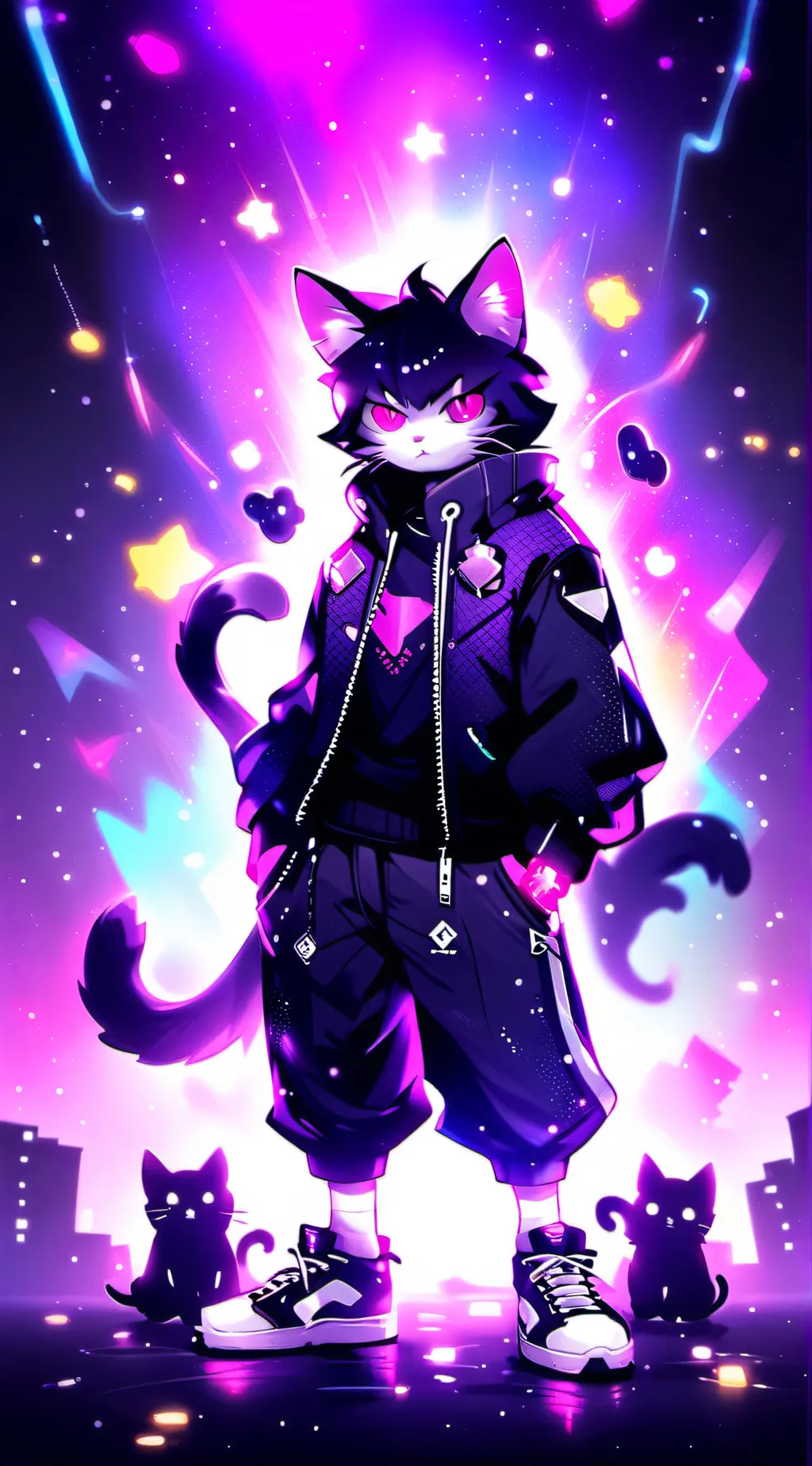 ai character: Cat-itude_12 background