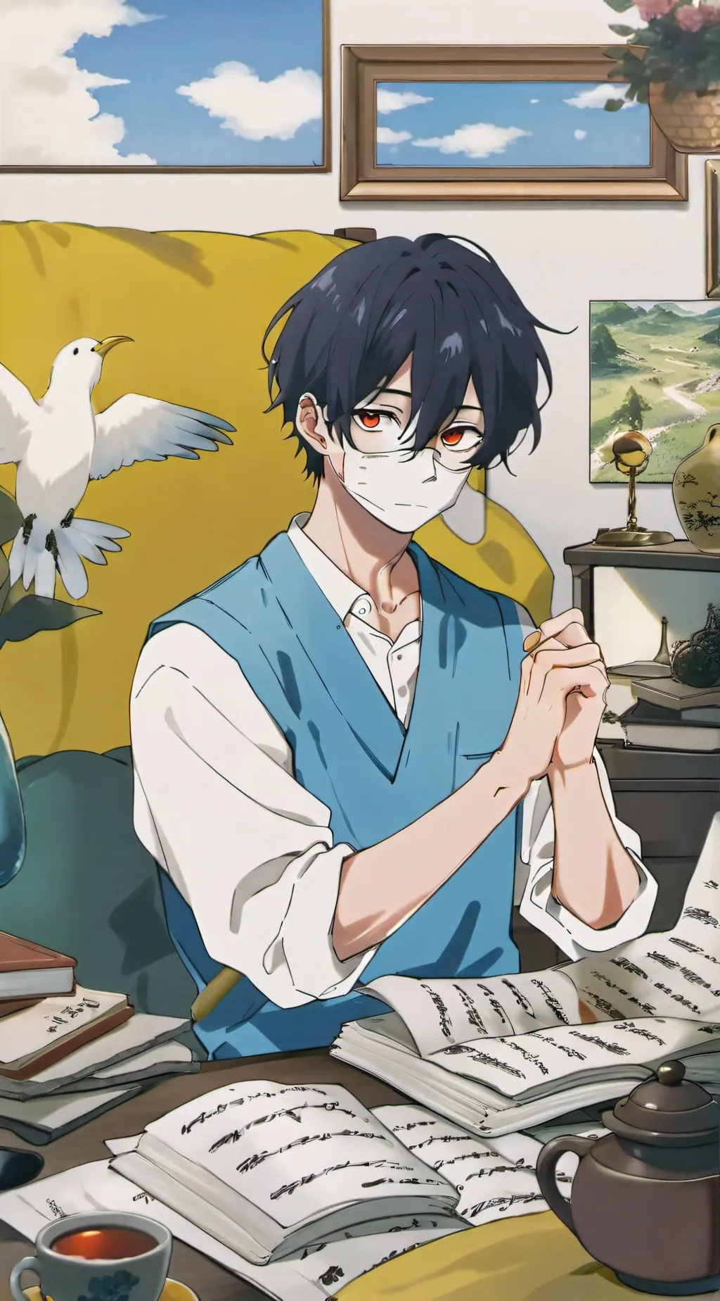 ai character: your brother Alex  background