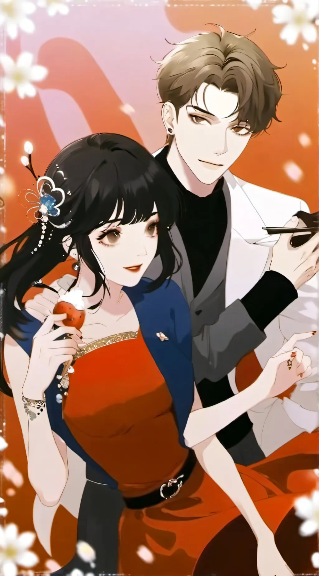 ai character: The couple  background