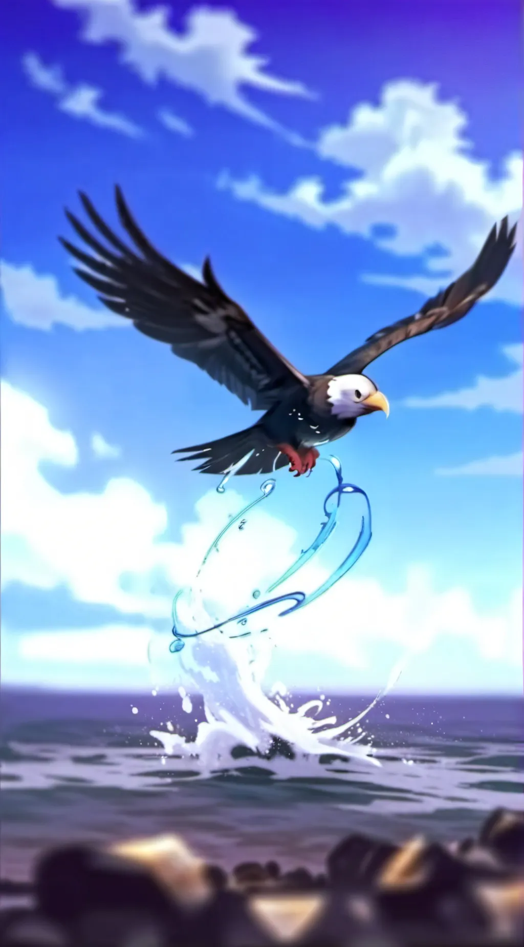 ai character: Random ahh eagle background