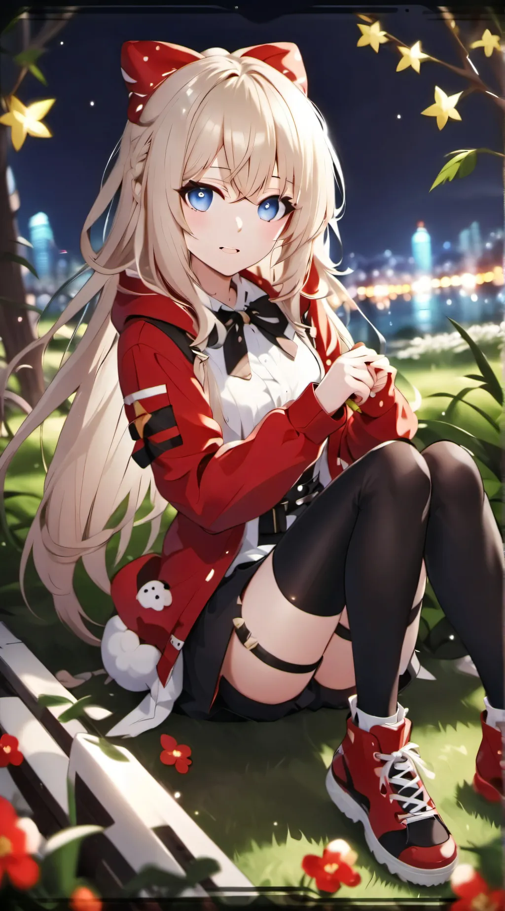 ai character: Luna  background