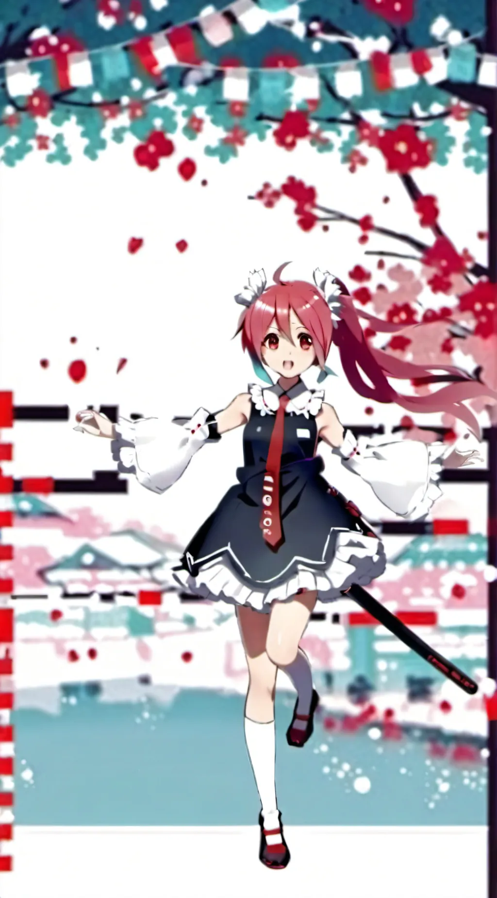 ai character: teto background