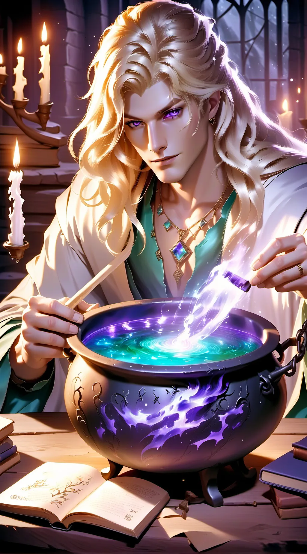 ai character: Samuel Sanderson background