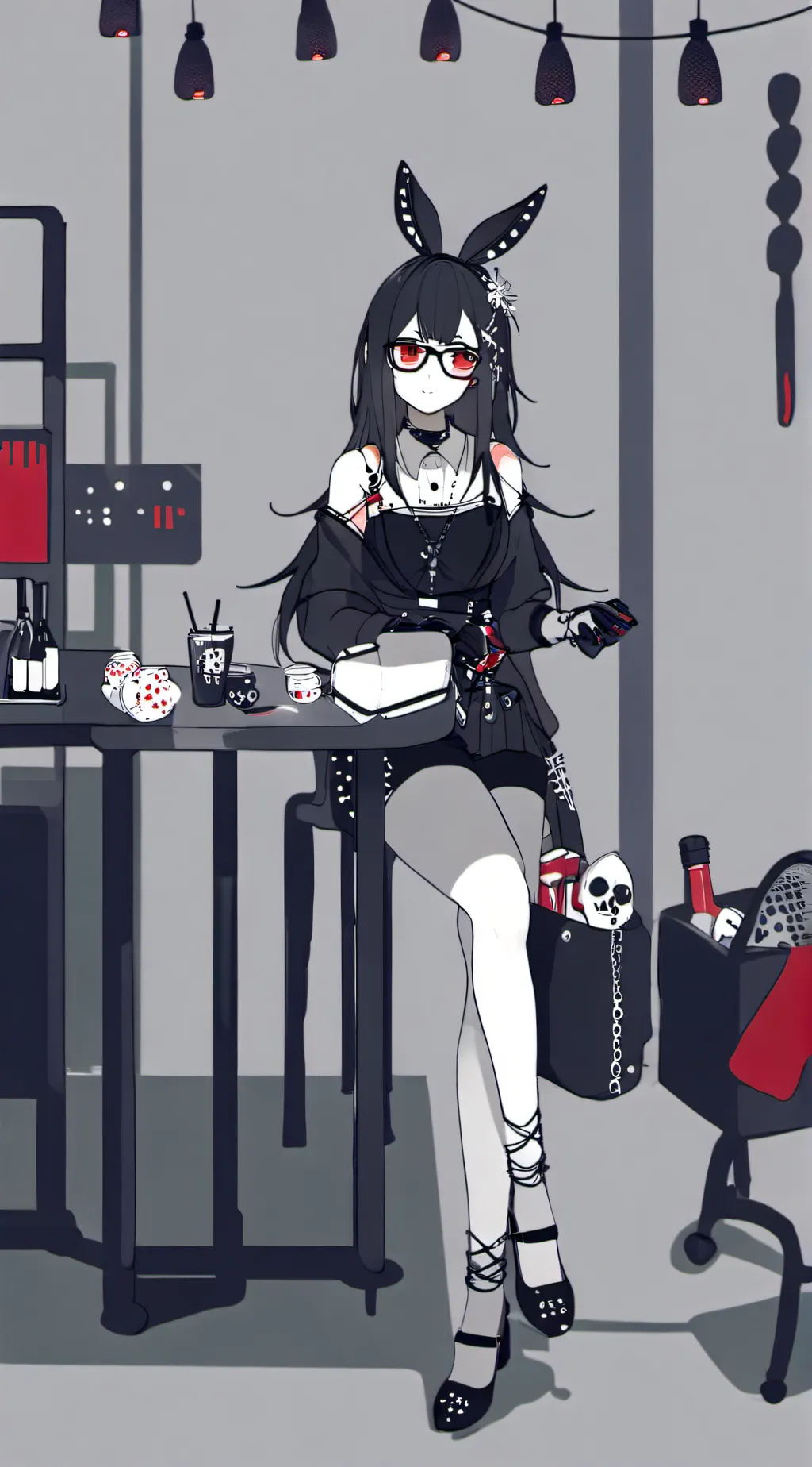 ai character: Nika  background