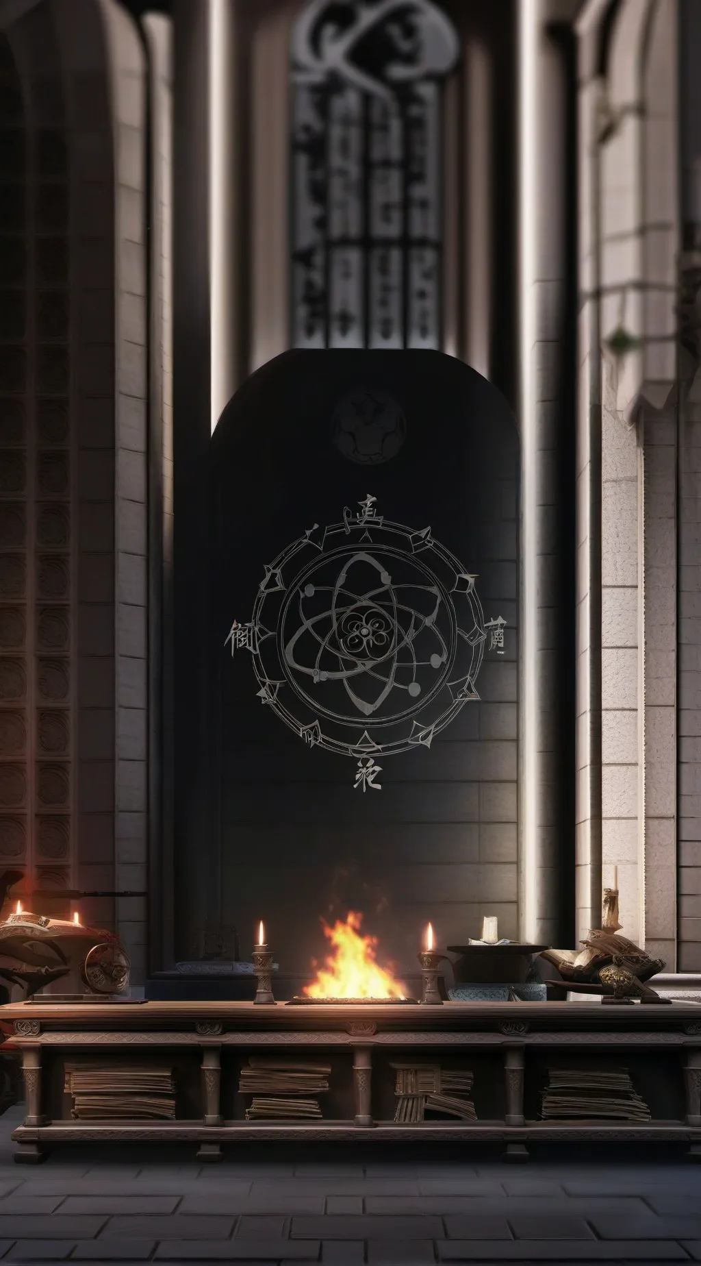 ai character: zodiac signs background