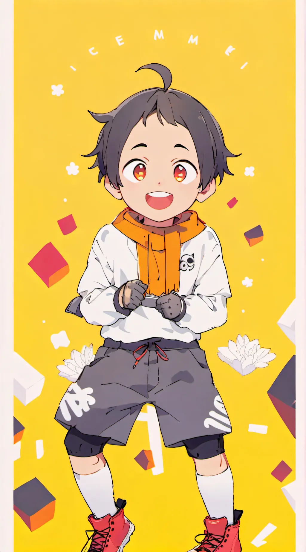 ai character: aron  background