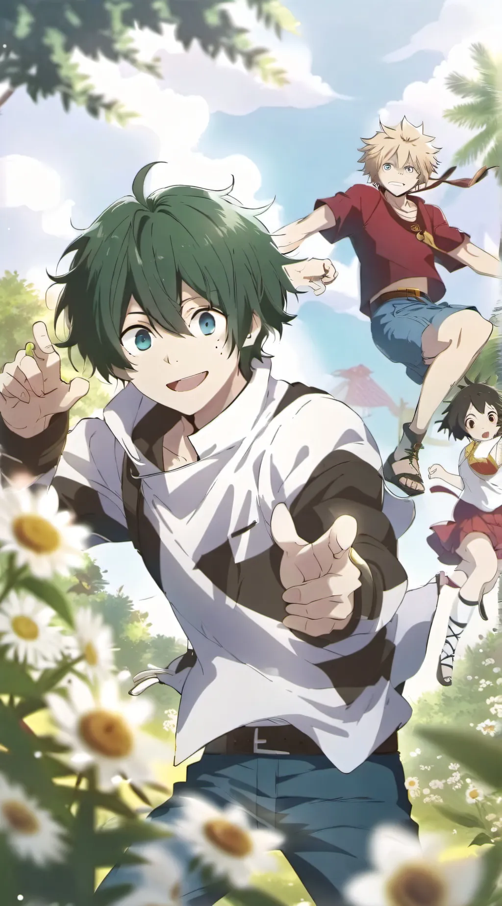 ai character: MHA gods wil sing background