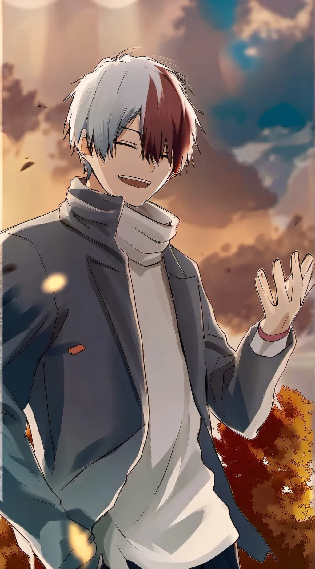 ai character: todoroki background