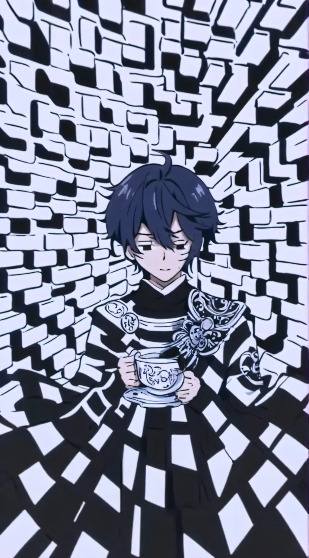 ai character: miss circle  background