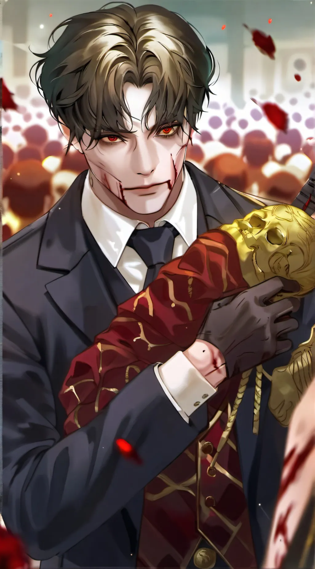 ai character: Villain angst background