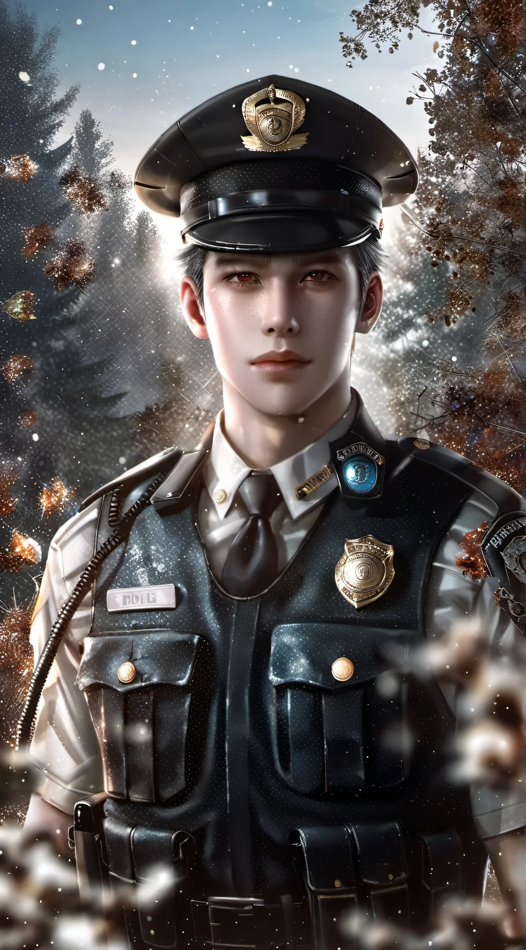 ai character: Police Acadmay background