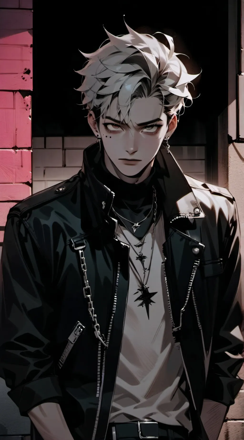 ai character: focus background