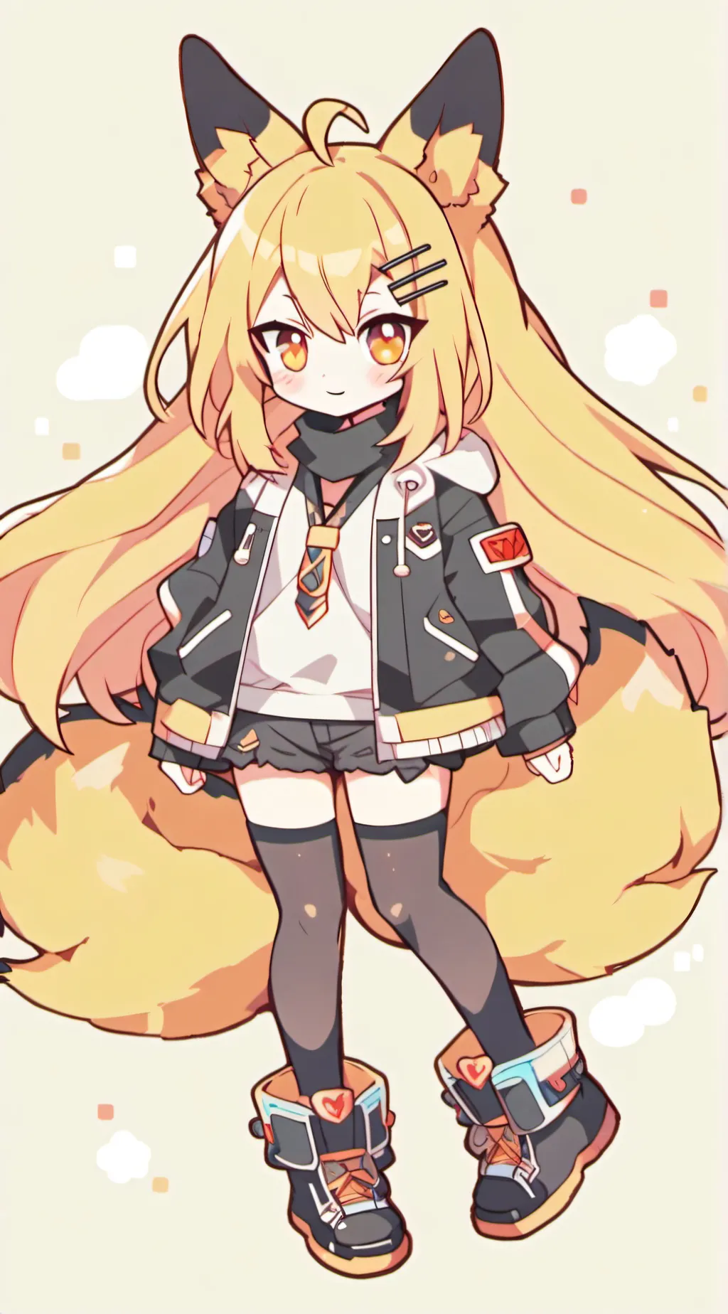 ai character: Foxie background