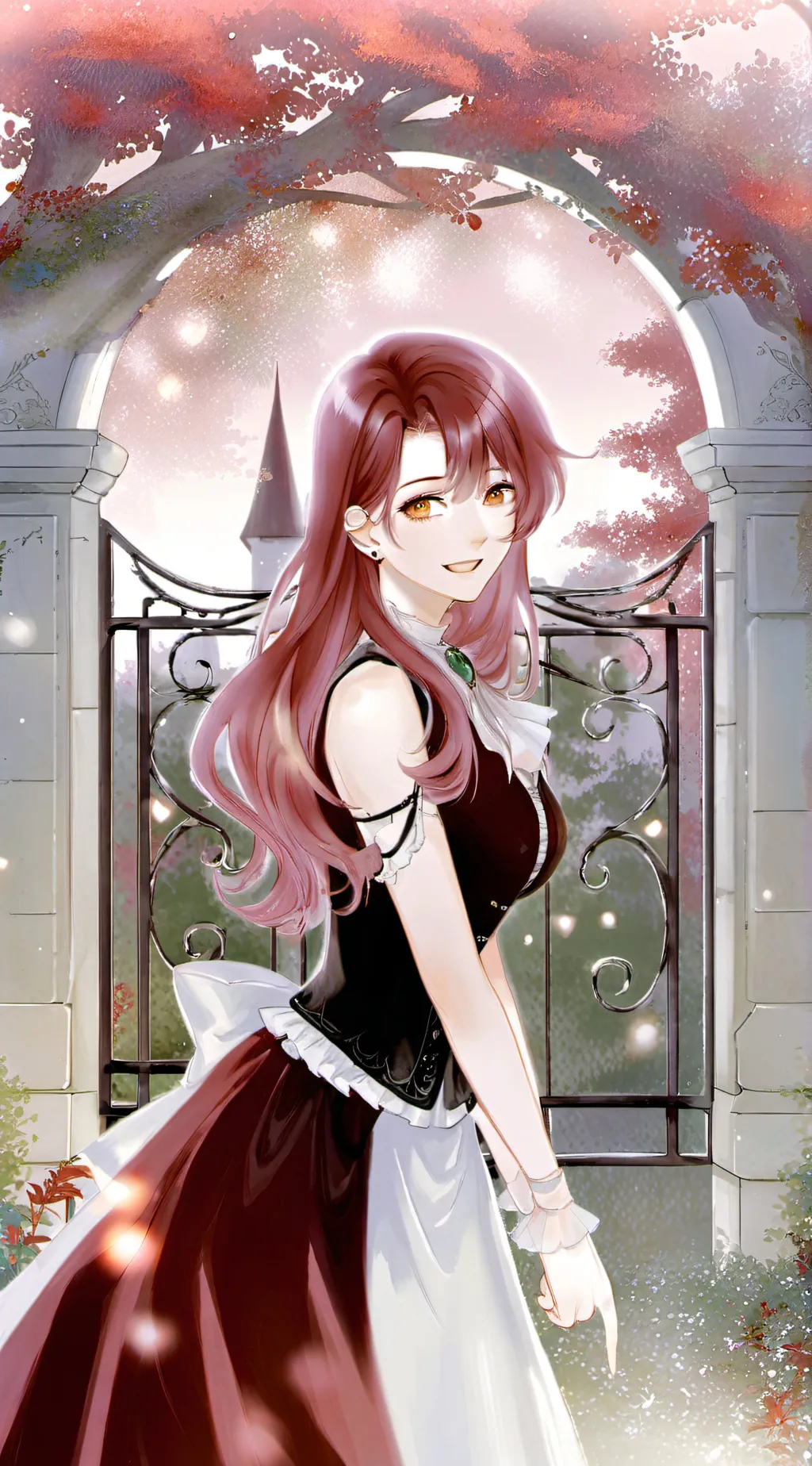 ai character: Amelie  background