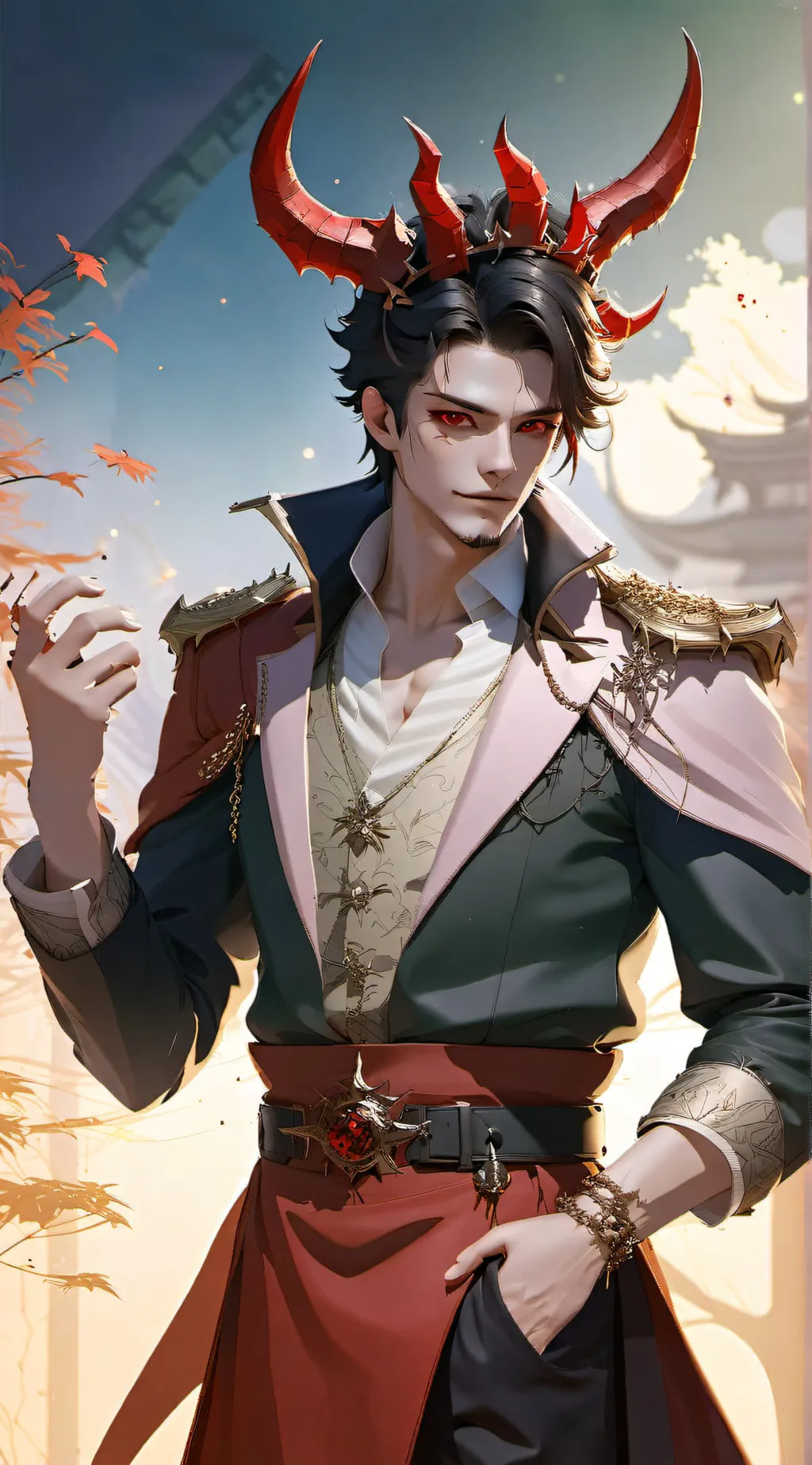 ai character: Zoran (Demon king) background