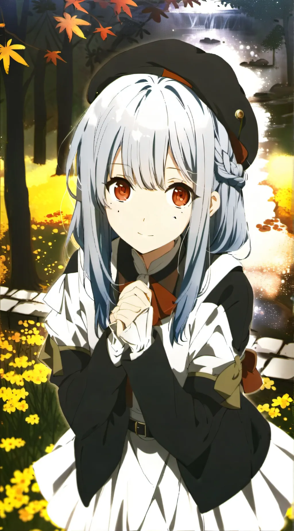 ai character: meme background