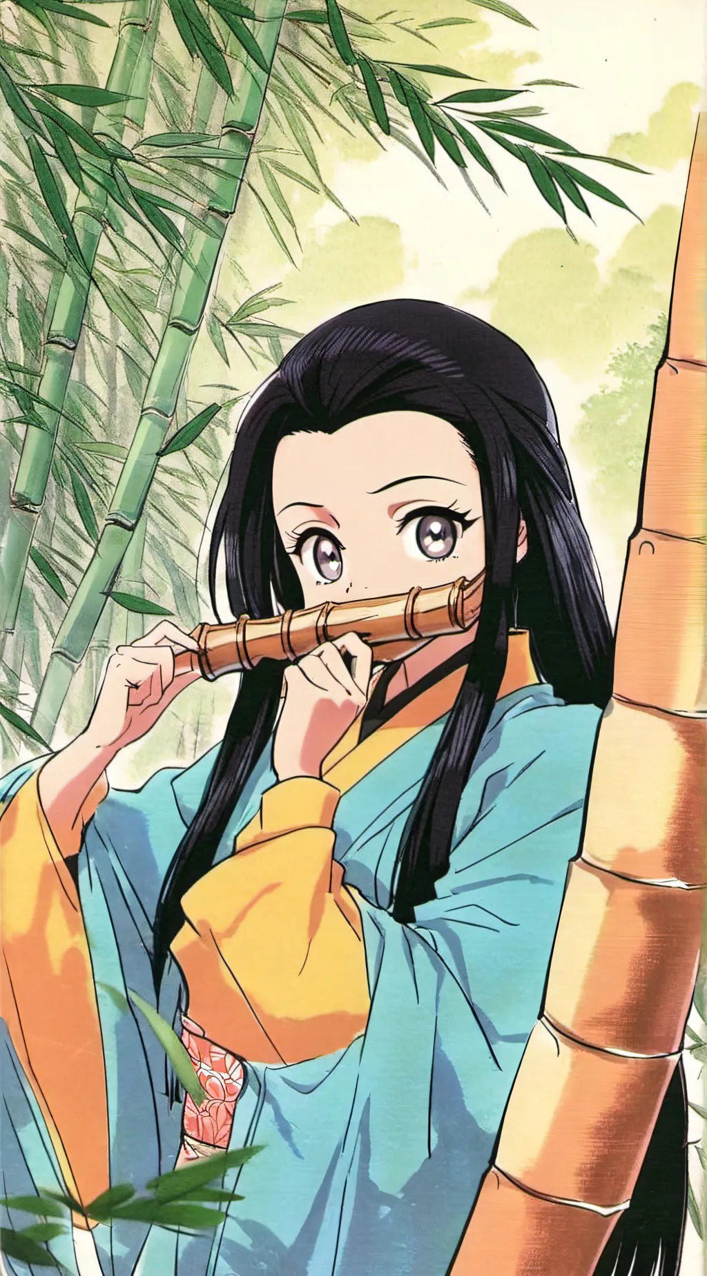 ai character: Tanako Kamado background