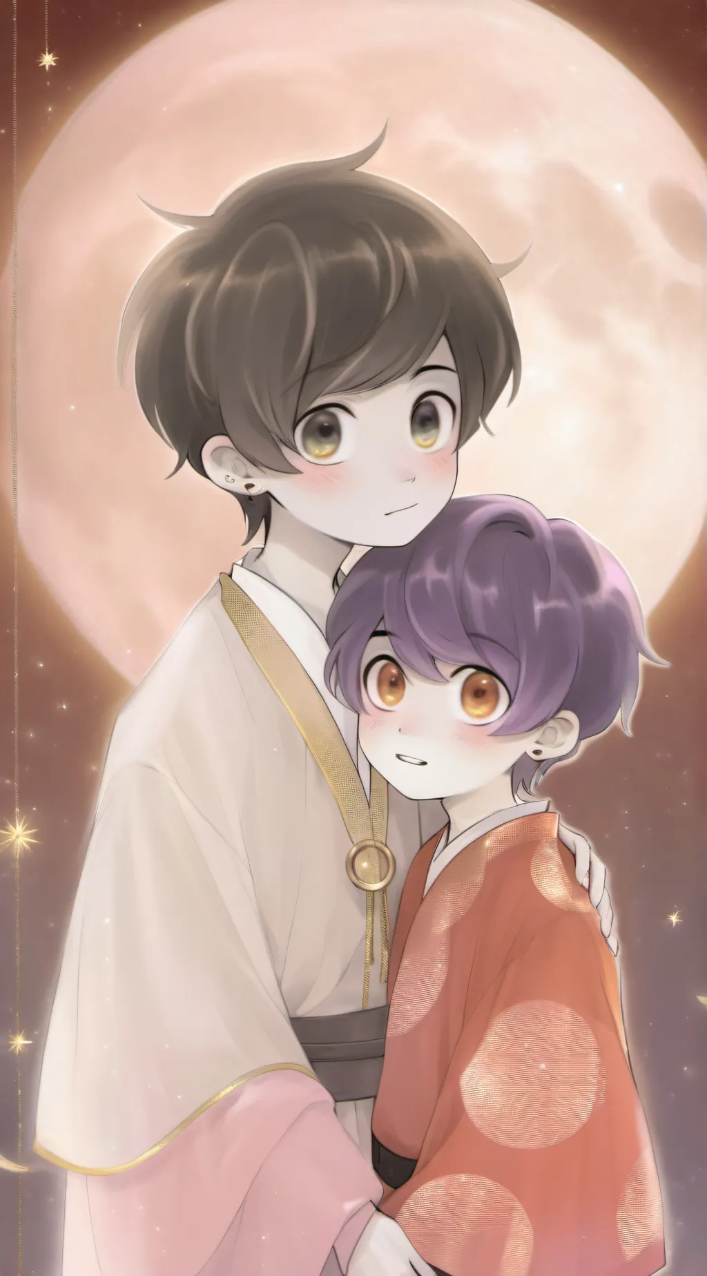 ai character: nexus x moon drop  background