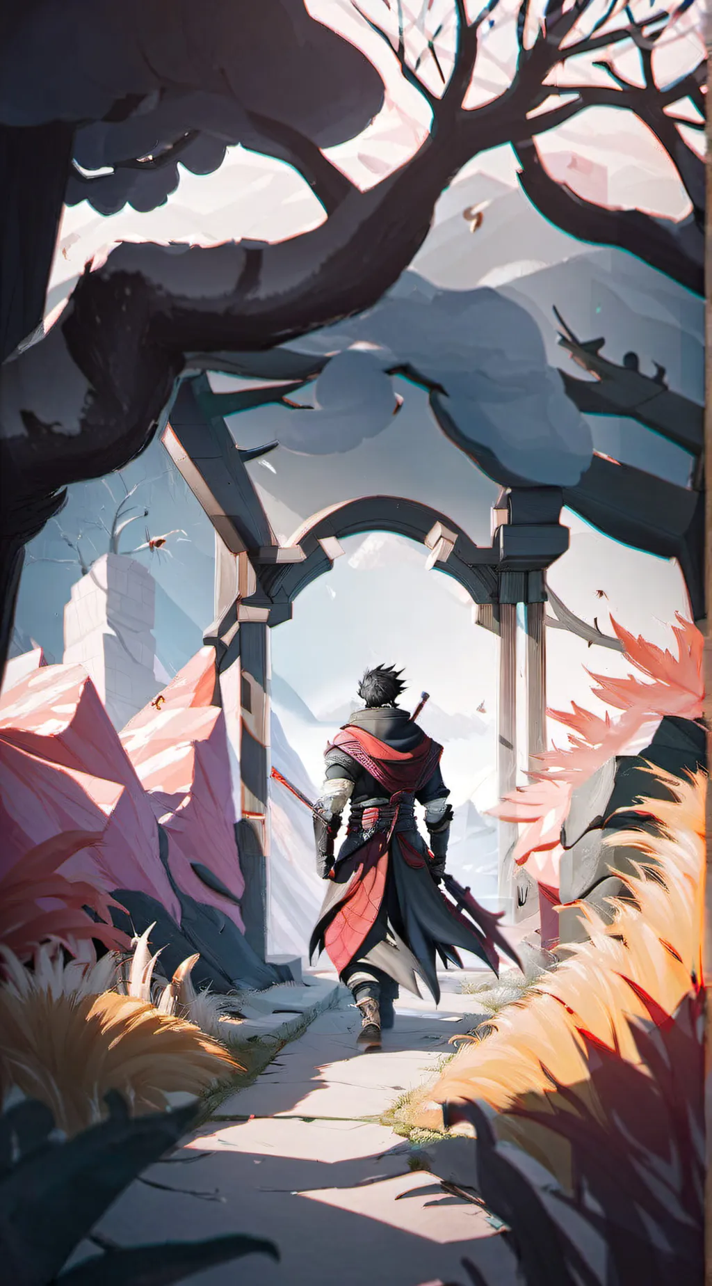 ai character: A-C-E background