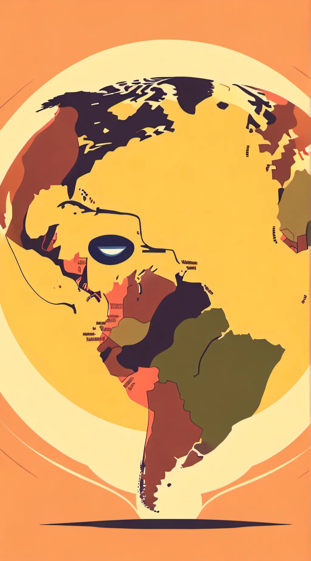 ai character: continental drift  background