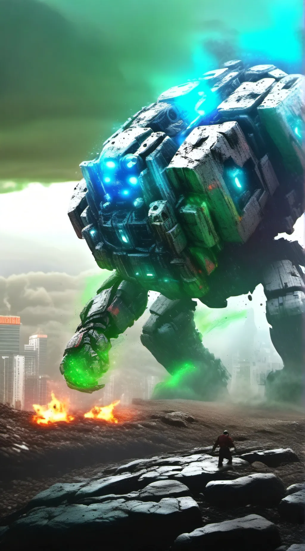 ai character: save the world! background