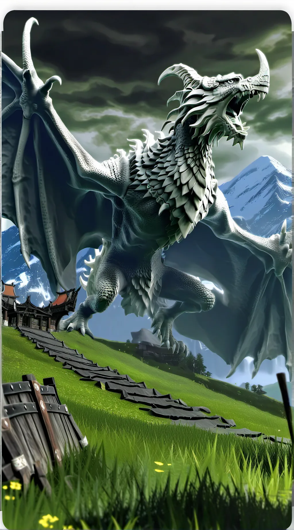 ai character: dragons:new nest background