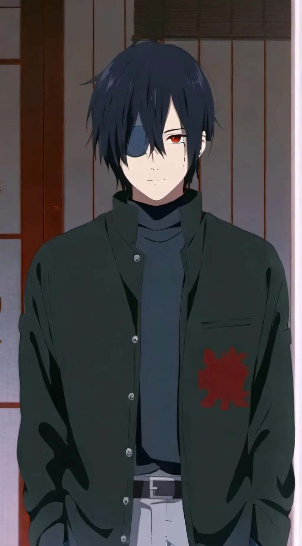 ai character: Sasuke uchiha background