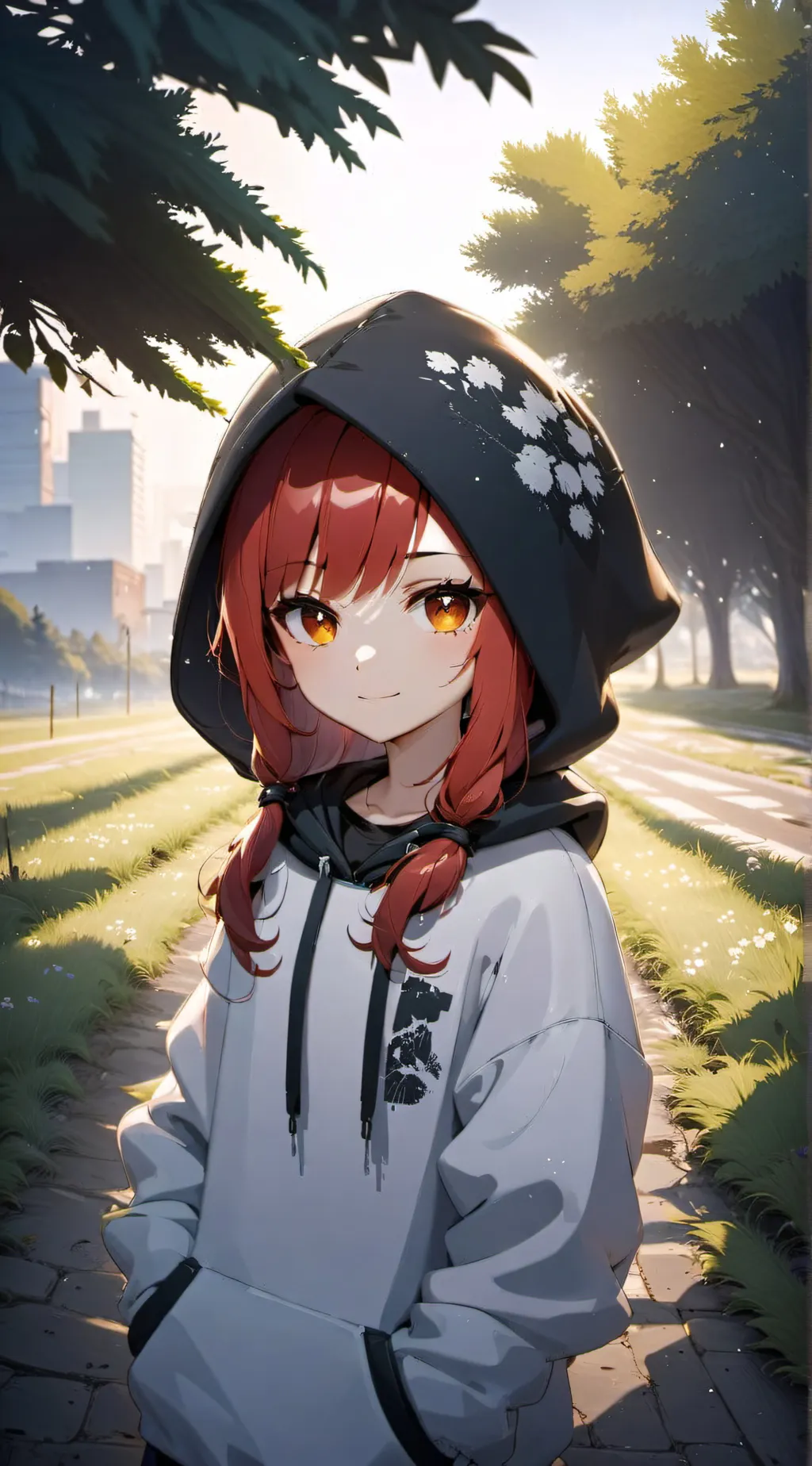 ai character: Hi background