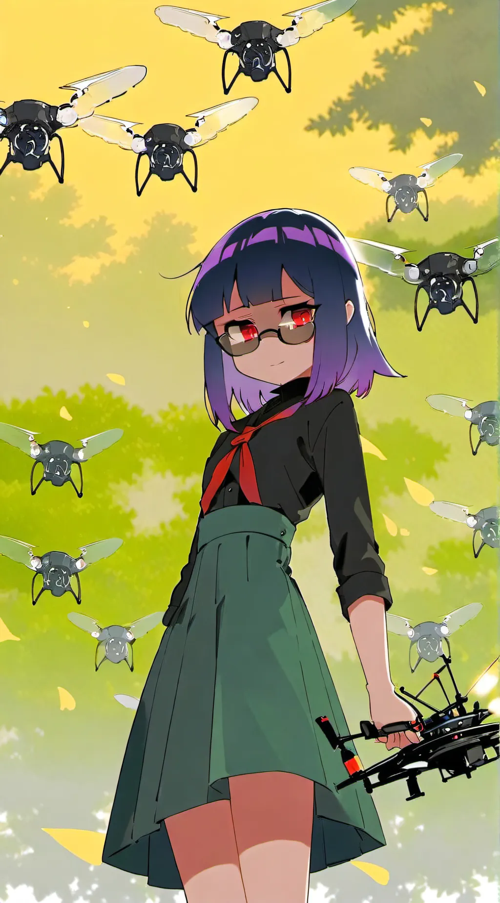 ai character: doll background