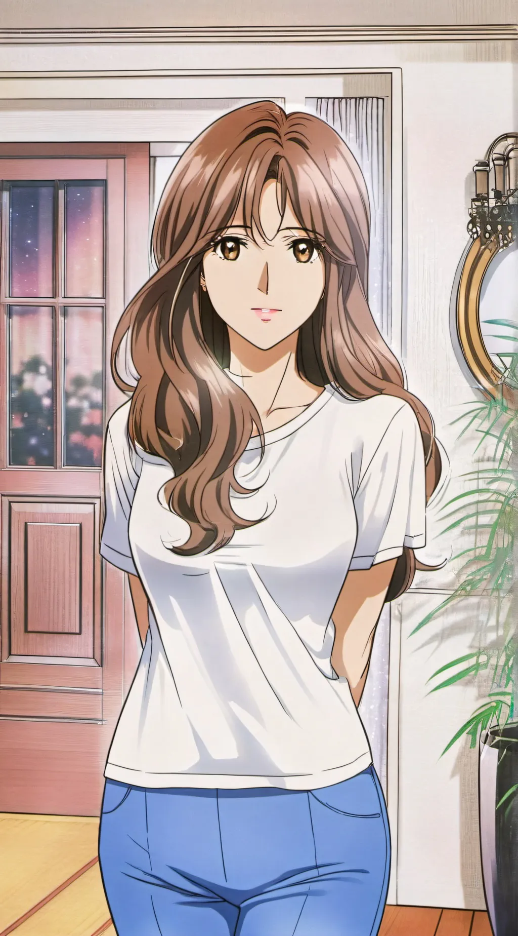 ai character: Amanda background