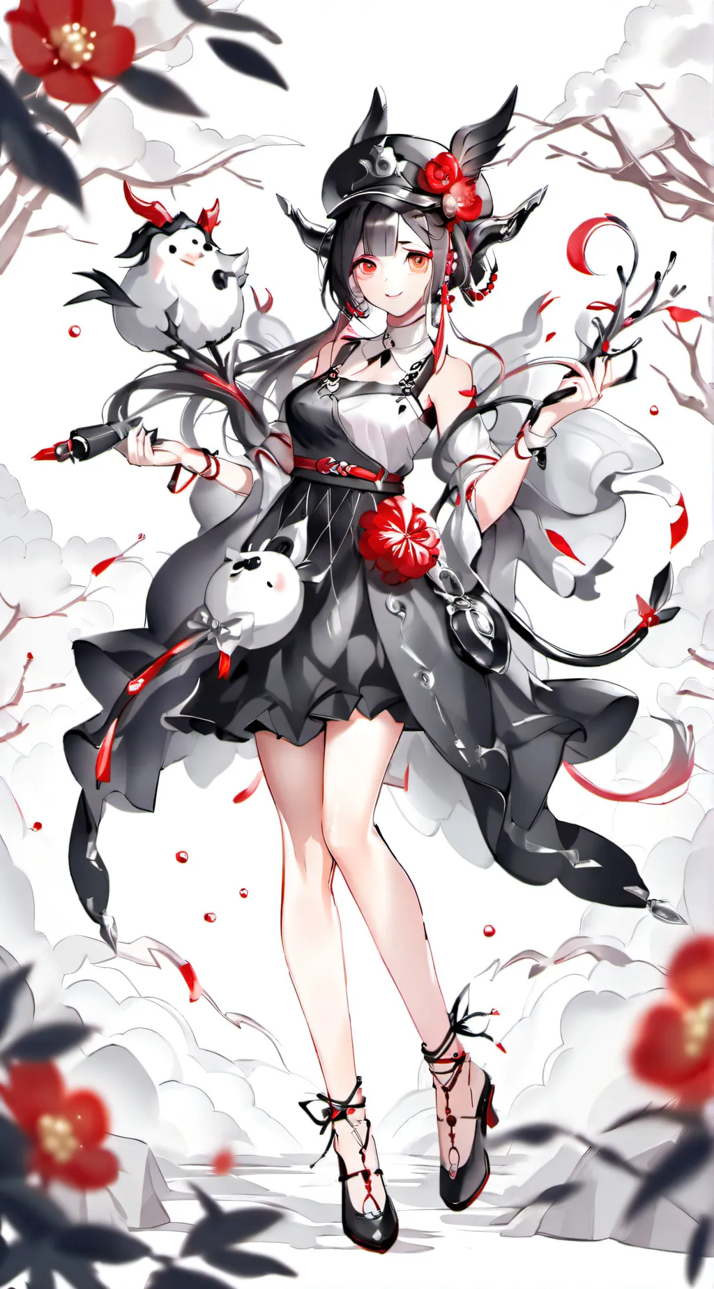 ai character: sakura background
