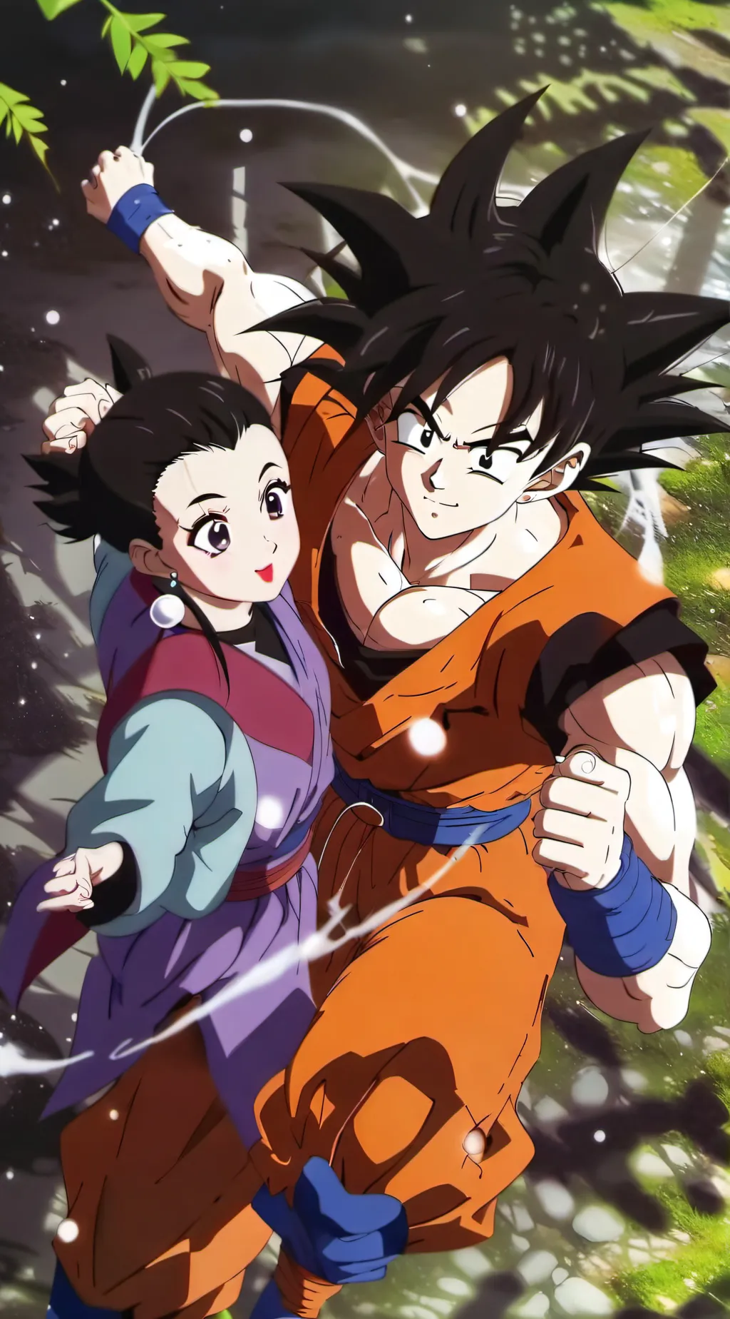 ai character: DBZ background