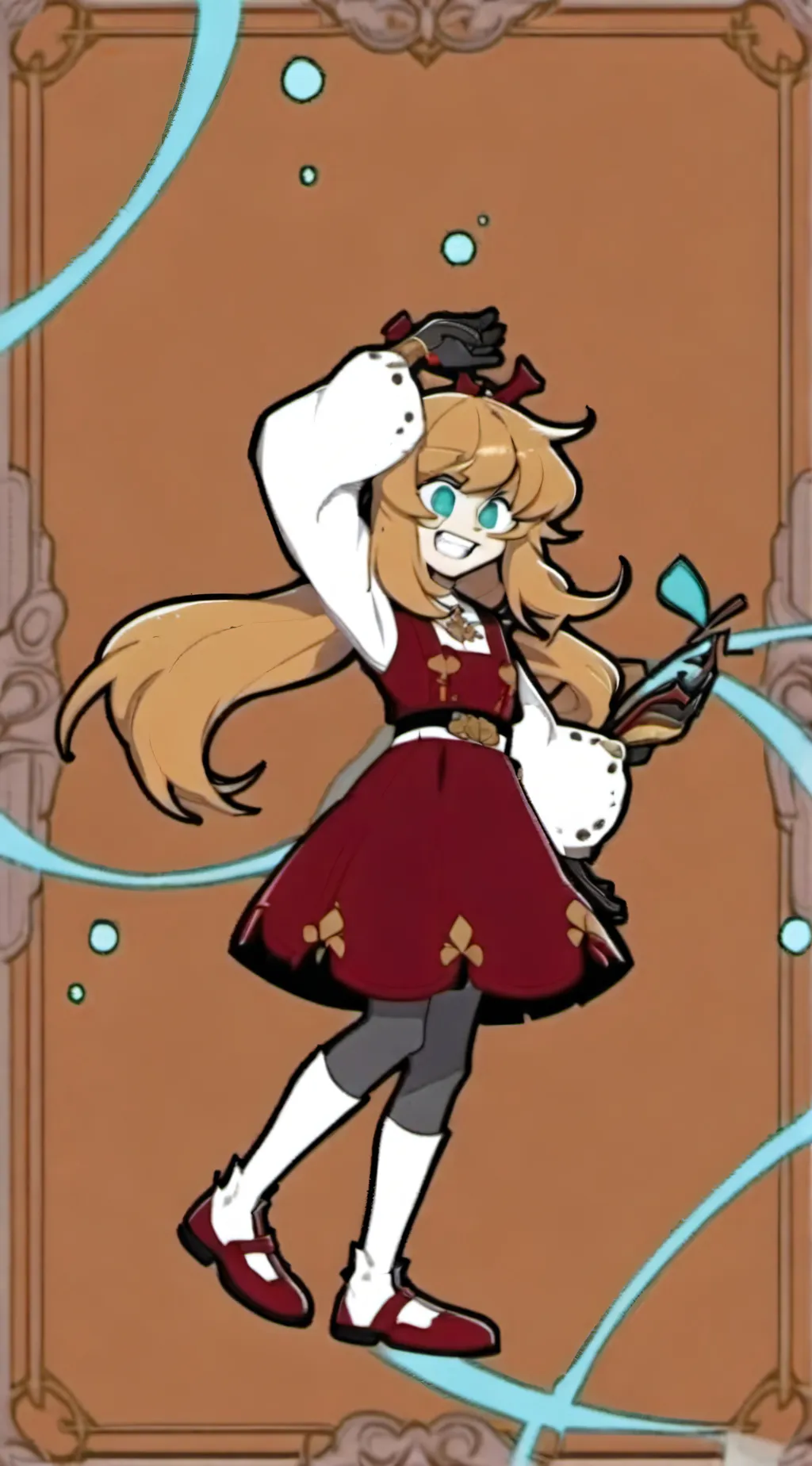 ai character: Elizabeth Afton background