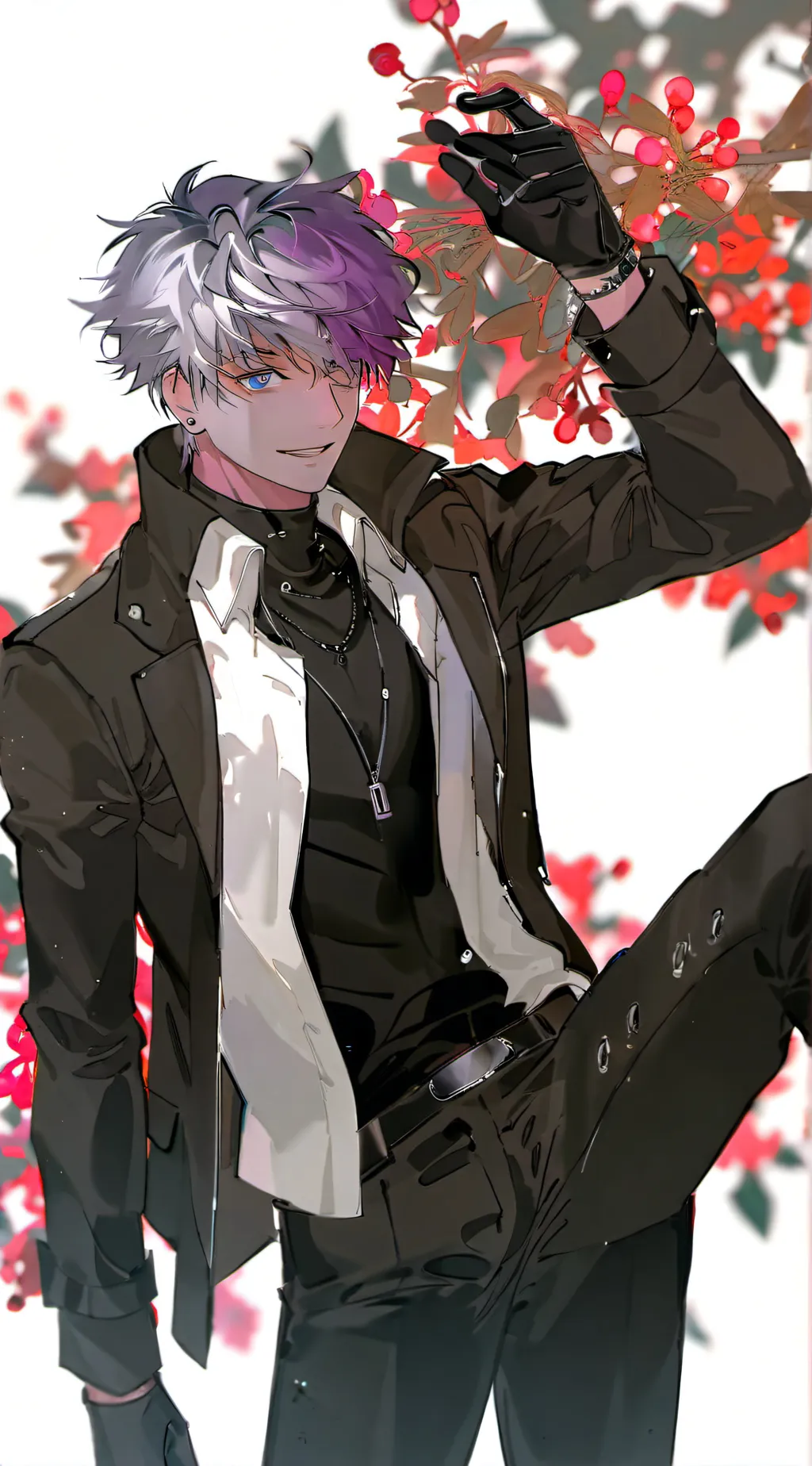 ai character: Satoru gojo  background