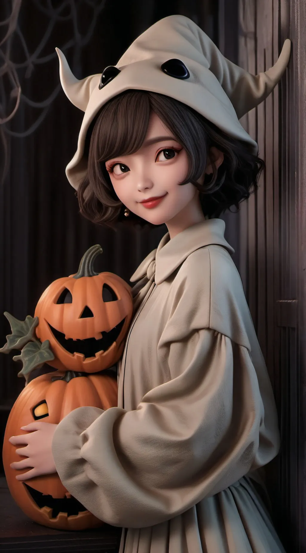 ai character: Luna  background