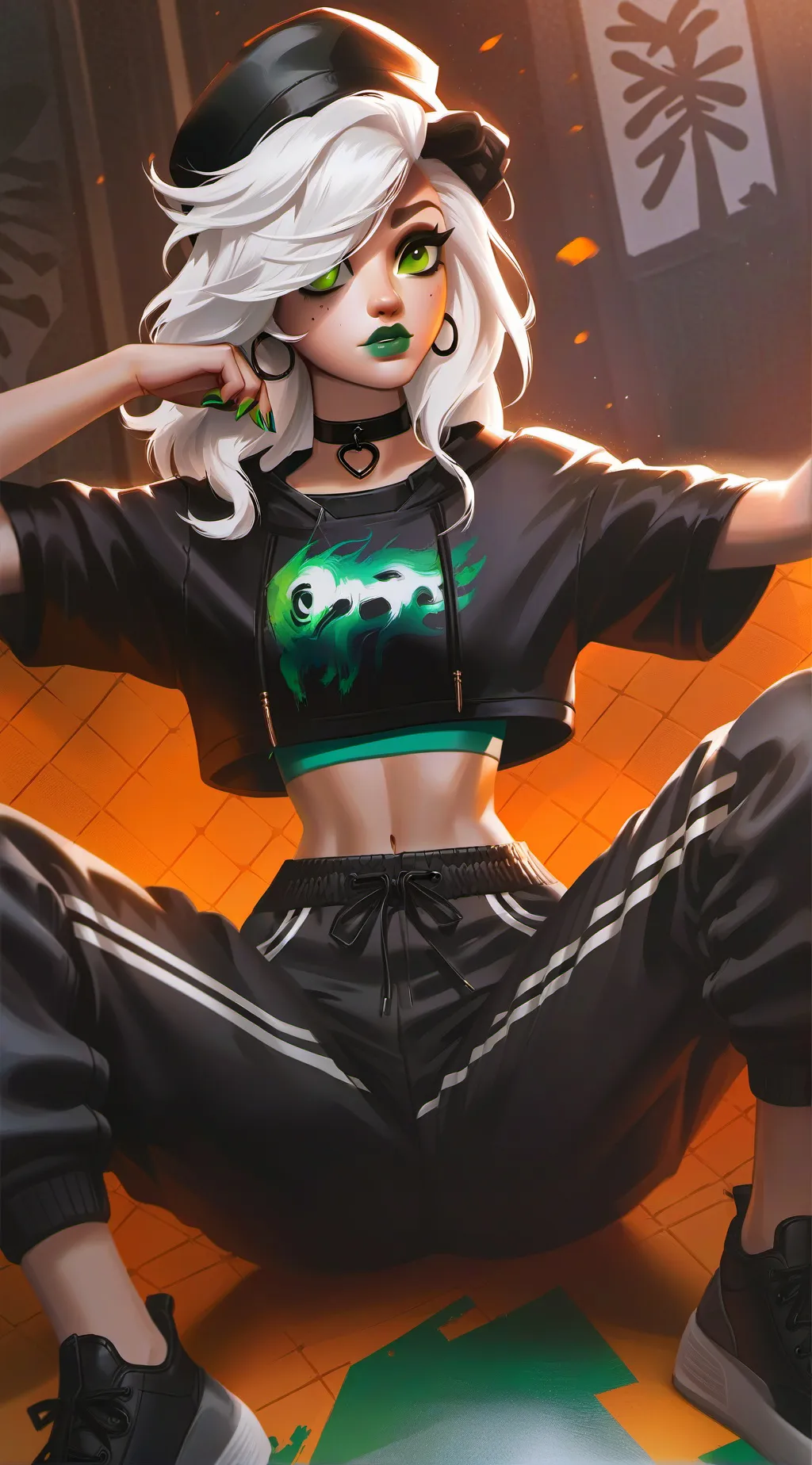 ai character: Corrie  background