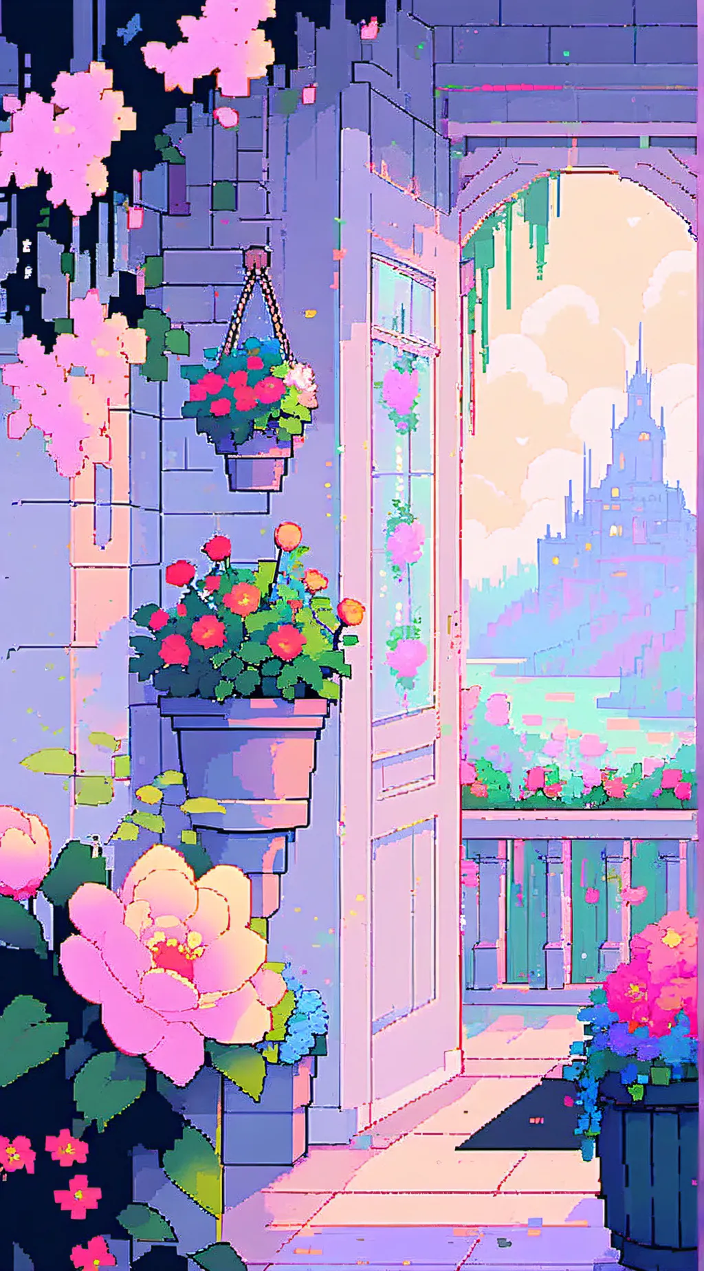 ai character: DW sleepover background