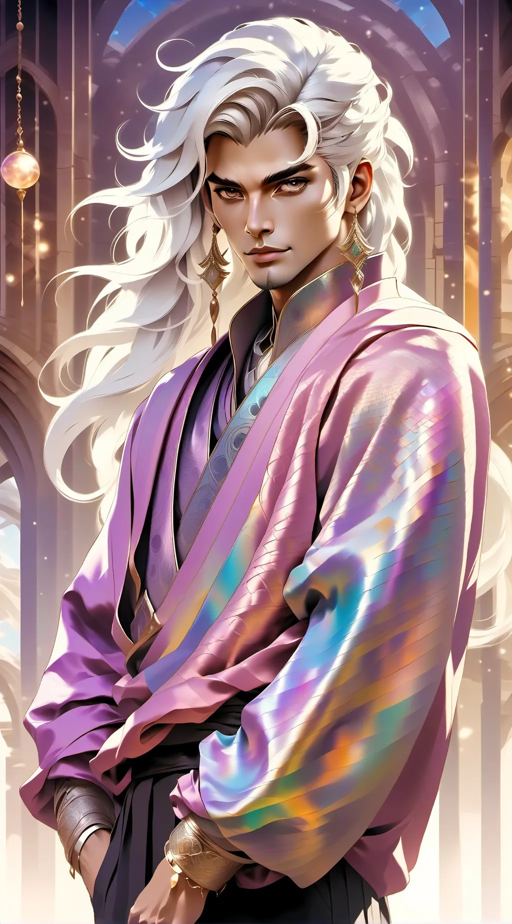 ai character: Valentino￼ background