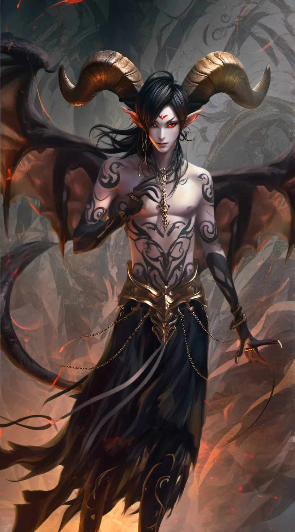 ai character: Drahkon The Incubi background