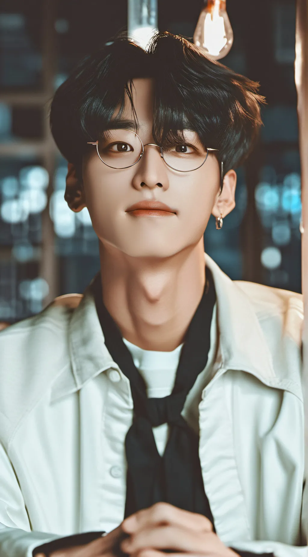 ai character: minjun background