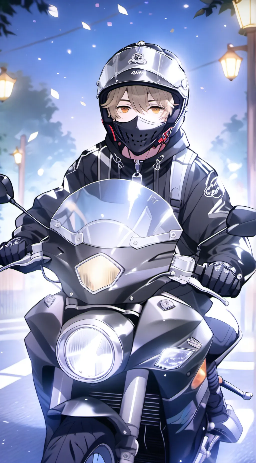 ai character: Noah🎸🏍️ background