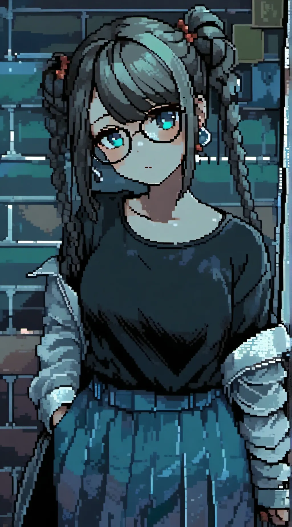 ai character: lina Cloud background