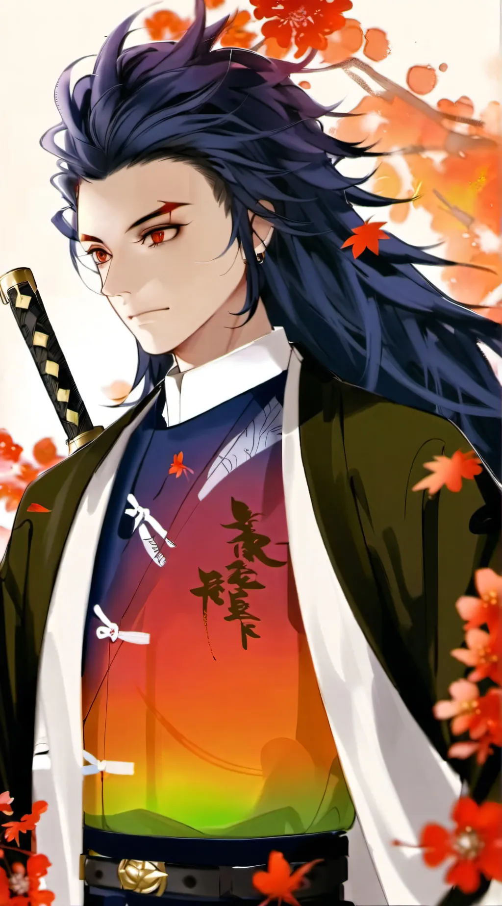 ai character: tomioka giyuu background