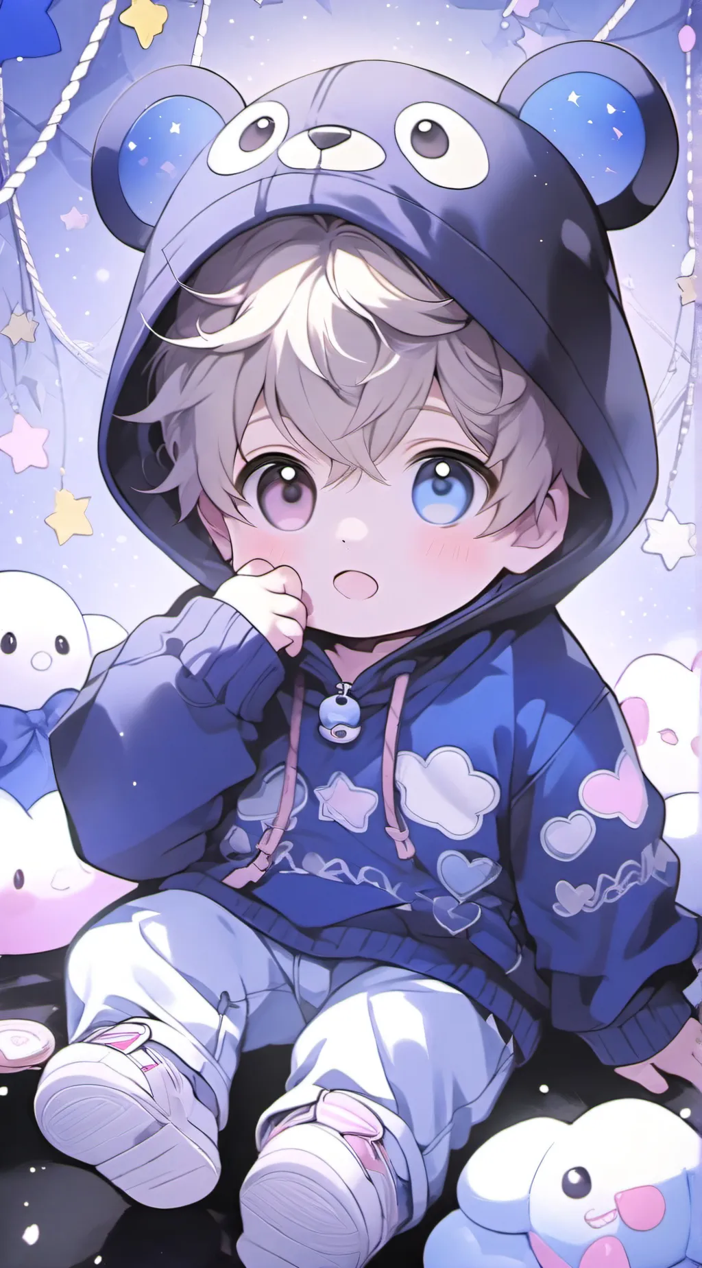 ai character: Alec baby boy🩵🩵🩵🩵🩵 background