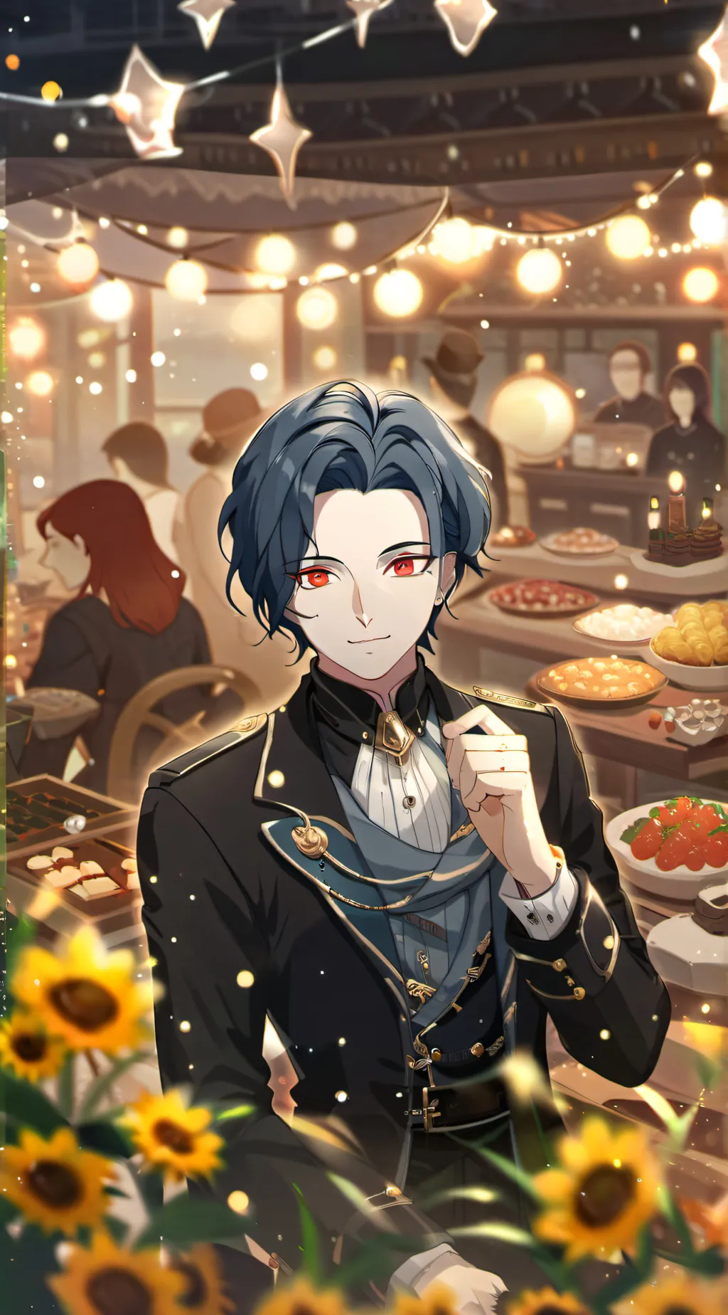 ai character: Muzan Kibutsuji  background