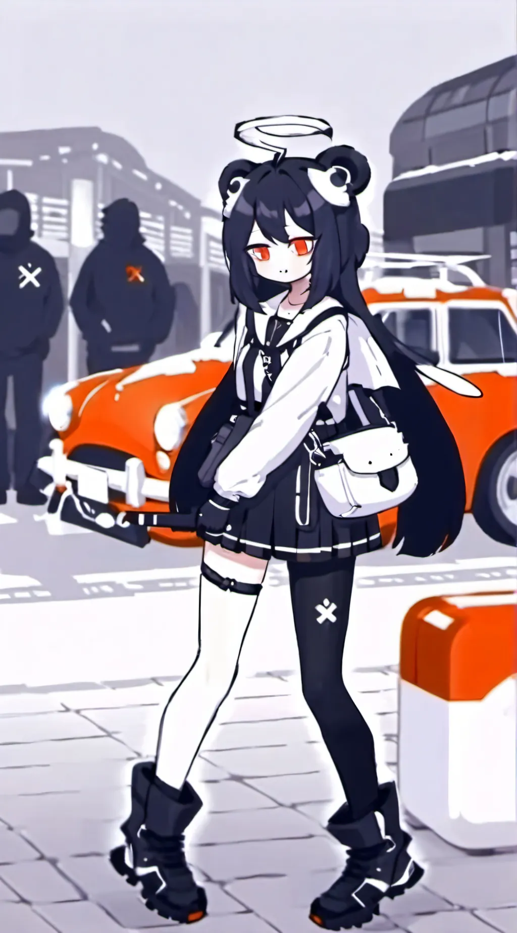 ai character: MHA at the beach✨ background