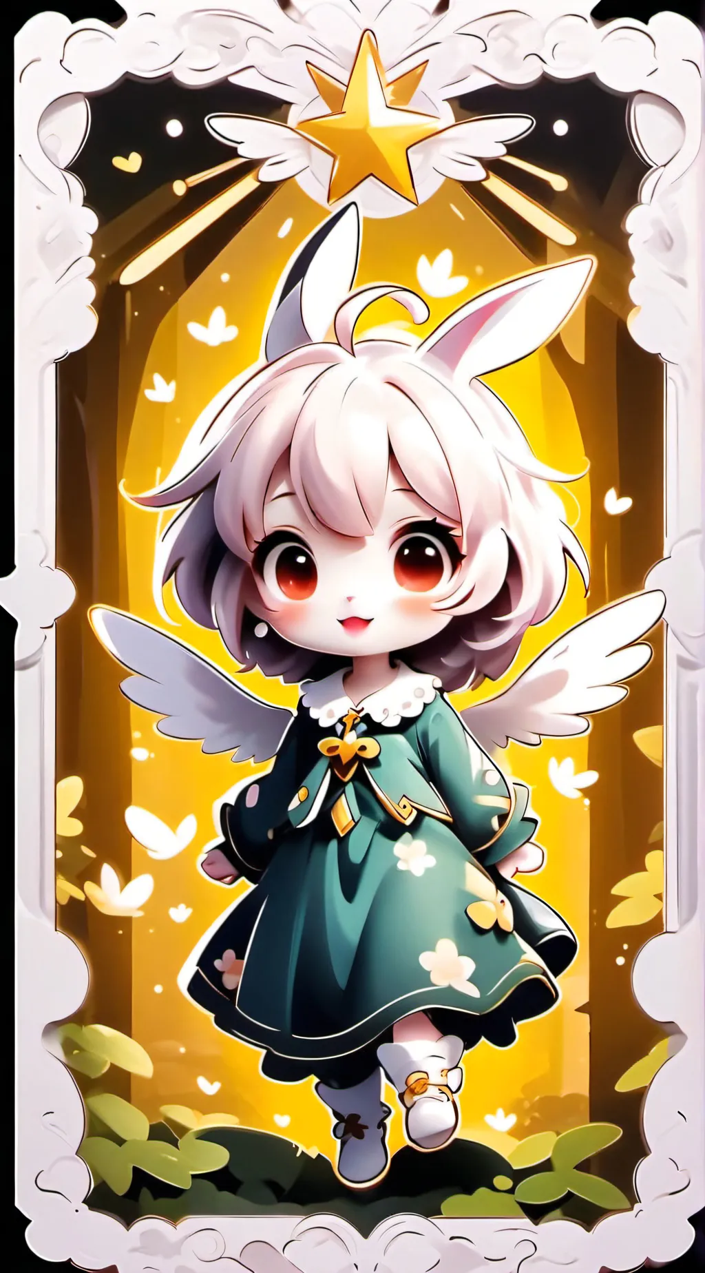 ai character: bunny background
